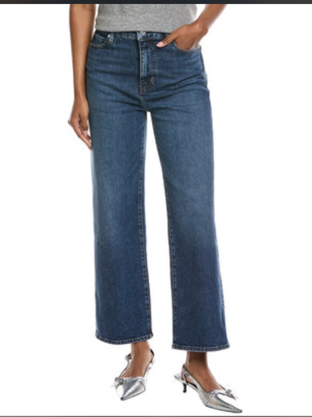 FRAME The Hang Ankle Straight Leg Jeans in Homer Size 28